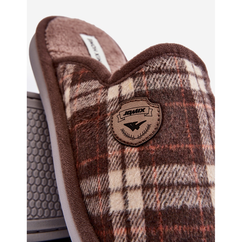 Męskie Wsuwane Kapcie Brązowe Kallile 2