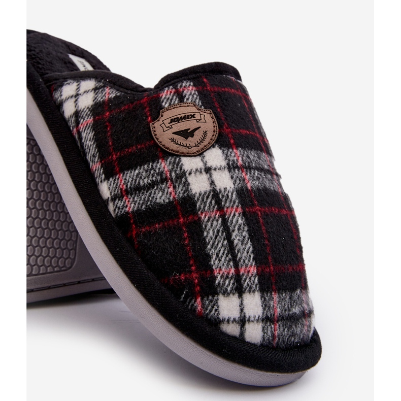 Męskie Wsuwane Kapcie Czarne Kallile 2