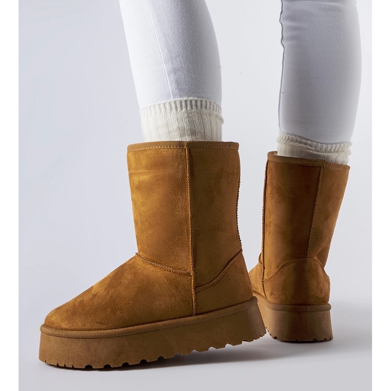 Brązowe wysokie śniegowce Summit 1