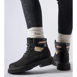 Czarne ocieplane trapery Bloomfield 1