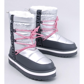 Śniegowce damskie Archie Silver srebrny 1