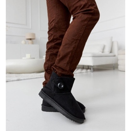 Czarne krótkie ocieplane śniegowce Snyder 1