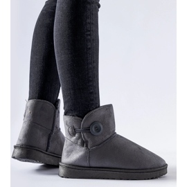 Szare krótkie ocieplane śniegowce Snyder 1