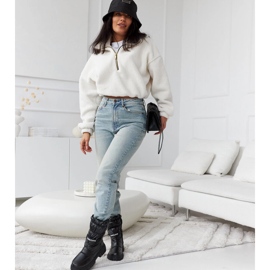 Czarne ocieplane śniegowce damskie Pulliam 1