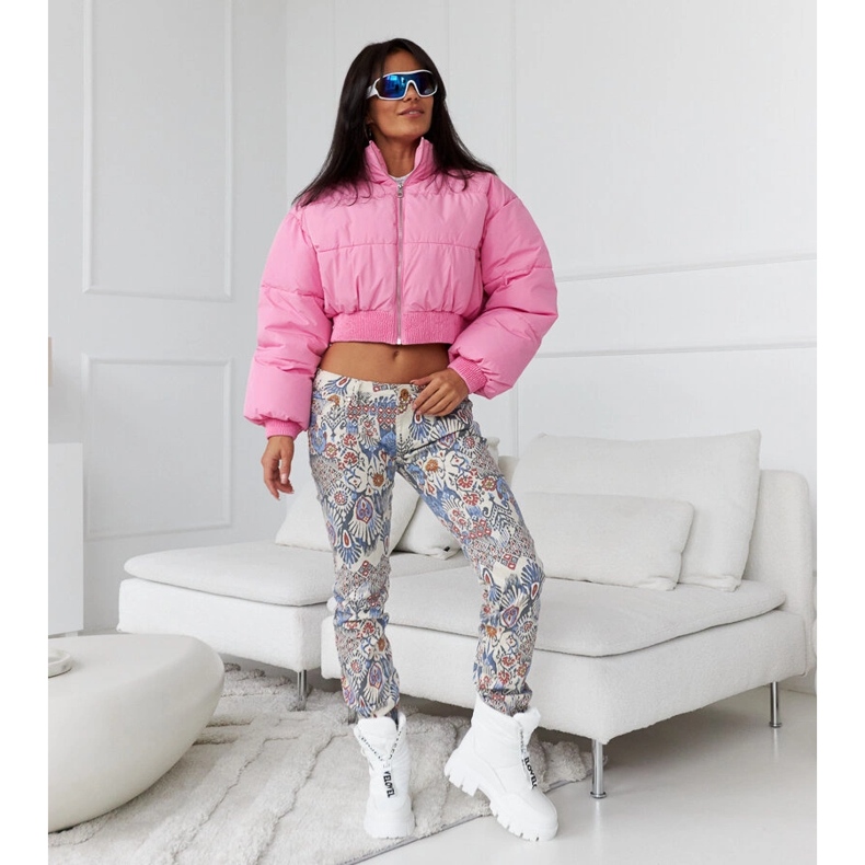 Białe ocieplane śniegowce z napisami Eulalia 1