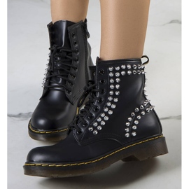 PA1 Czarne botki damskie Manzo 1