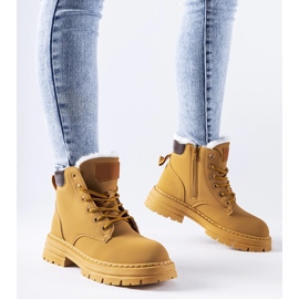 Brązowe ocieplane workery Stevens 1