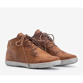 Brązowe botki damskie casual Keira 1