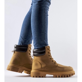 Brązowe ocieplane matowe workery Conroe 2