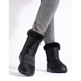 W. Potocki Czarne śniegowce damskie Potocki 2