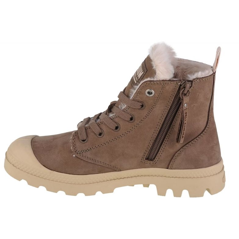 Buty Palladium Pampa Hi Zip Wl 95982-212-M brązowe 1