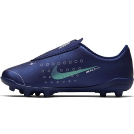Buty piłkarskie Nike Mercurial Vapor 13 Club Mds Mg PS(V) Jr CJ1149 401 granatowe niebieskie 2