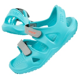 Sandały Crocs Swiftwater Jr 204988-40M niebieskie 1
