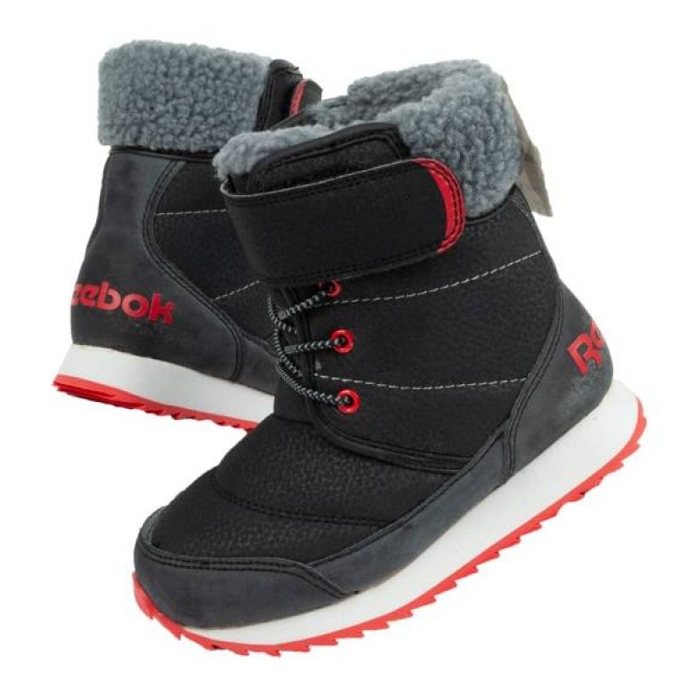 Buty, śniegowce Reebok Snow Prime Jr AR2710 czarne 5