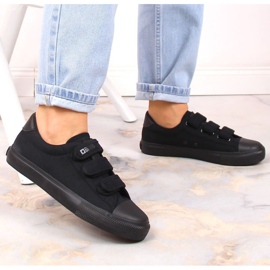 Trampki na rzepy Big Star W INT1842D czarne 2