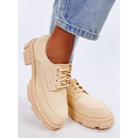 Mokasyny na wysokiej podeszwie Unna Yellow żółte 2