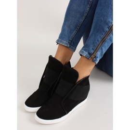 Sneakersy z szerokimi gumami black czarne 2