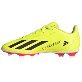 Buty adidas X Crazyfast Club FxG IF0717 żółte 2