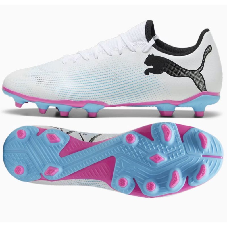 Buty Puma Future 7 Play FG/AG M 107723 01 białe 1