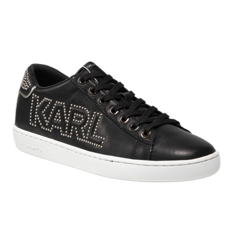 Karl Lagerfeld Buty Karl Lagefeld Kupsole Ii Karl Mikrostud Logo W KL61221 czarne 1