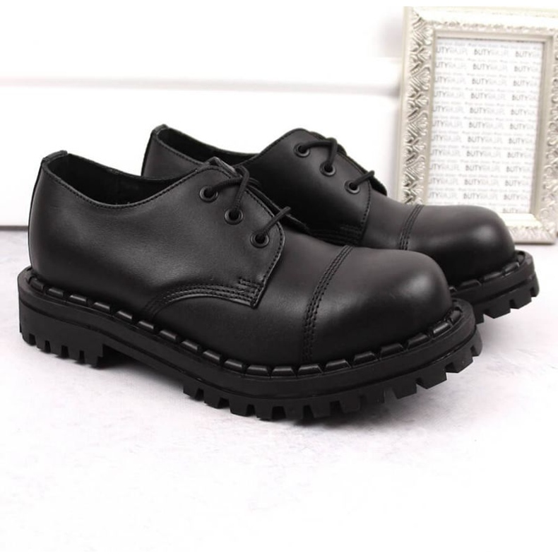 Skórzane glany Gregor M GRE1206B czarne 1