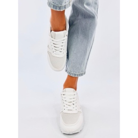 Sneakersy damskie Agassi White białe 1