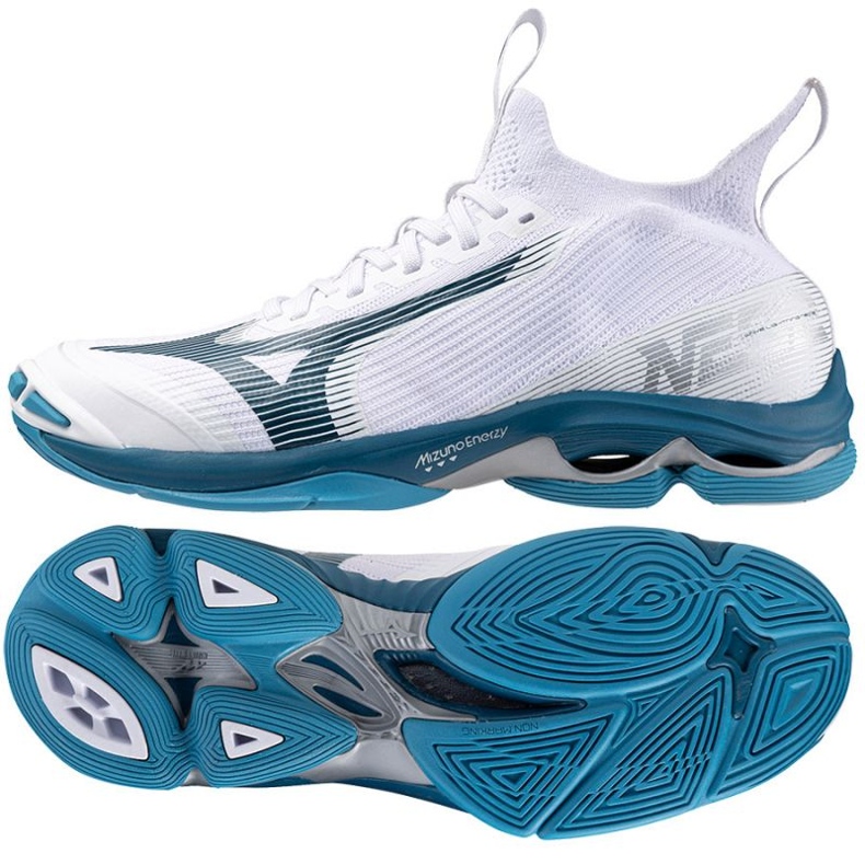 Buty do siatkówki Mizuno Wave Lightning Neo 2 M V1GA220221 białe 1