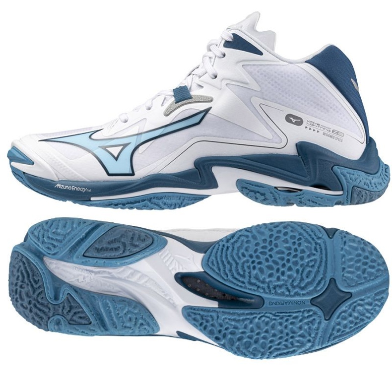 Buty do siatkówki Mizuno Wave Lightning Z8 Mid M V1GA240521 białe 1