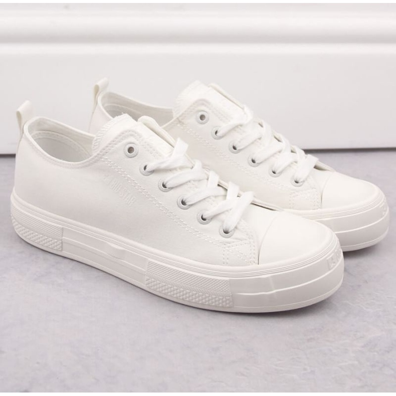 Trampki na platformie Big Star W INT1963A białe 2