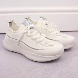 Buty sportowe ażurowe wsuwane białe Big Star NN274662 5