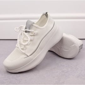 Buty sportowe ażurowe wsuwane białe Big Star NN274662 6