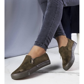 Zielone tenisówki Gary 1