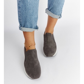 Szare sneakersy na platformie Cliffside 2