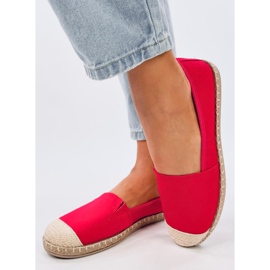 Espadryle damskie Casto Red czerwone 1