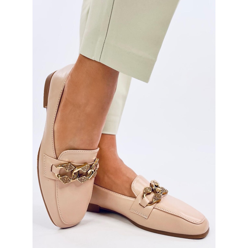 Mokasyny damskie Mallow Khaki beżowy 2