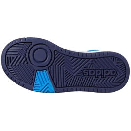 Buty adidas Hoops Mid Jr GW0400 niebieskie 4