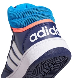 Buty adidas Hoops Mid Jr GW0400 niebieskie 5