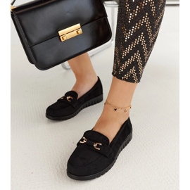 Czarne zamszowe mokasyny Prussia 1