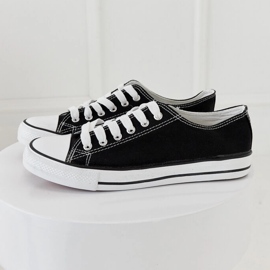 Czarne męskie trampki Roope 1