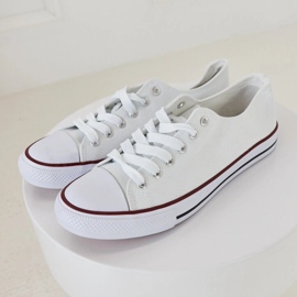 Białe męskie trampki Roope 1