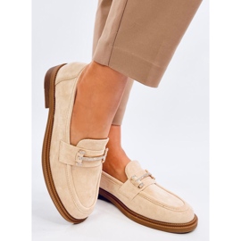 Mokasyny damskie Ferdis Beige beżowy 2