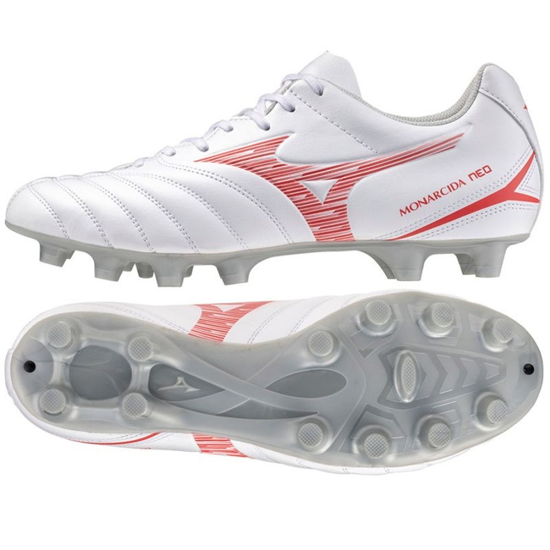 Buty Mizuno Monarcida Neo Iii Select Md M P1GA232525 białe 1