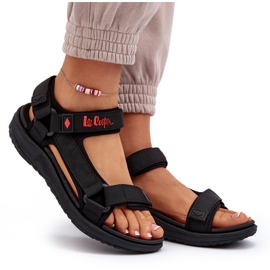 Damskie Sandały Lee Cooper LCW-24-34-2615 Czarne 10