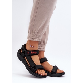 Damskie Sandały Lee Cooper LCW-24-34-2615 Czarne 3