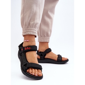 Damskie Sandały Lee Cooper LCW-24-34-2615 Czarne 4