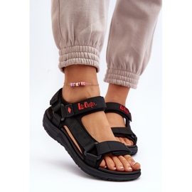 Damskie Sandały Lee Cooper LCW-24-34-2615 Czarne 5