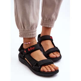 Damskie Sandały Lee Cooper LCW-24-34-2615 Czarne 6