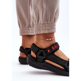 Damskie Sandały Lee Cooper LCW-24-34-2615 Czarne 7