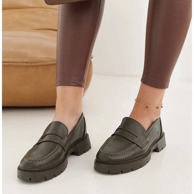 Zielone mokasyny Maybritt 1