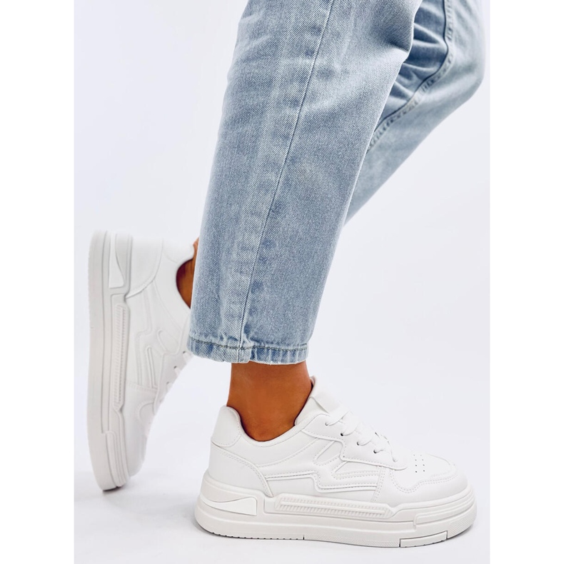 Sneakersy damskie Miamis All White białe 2